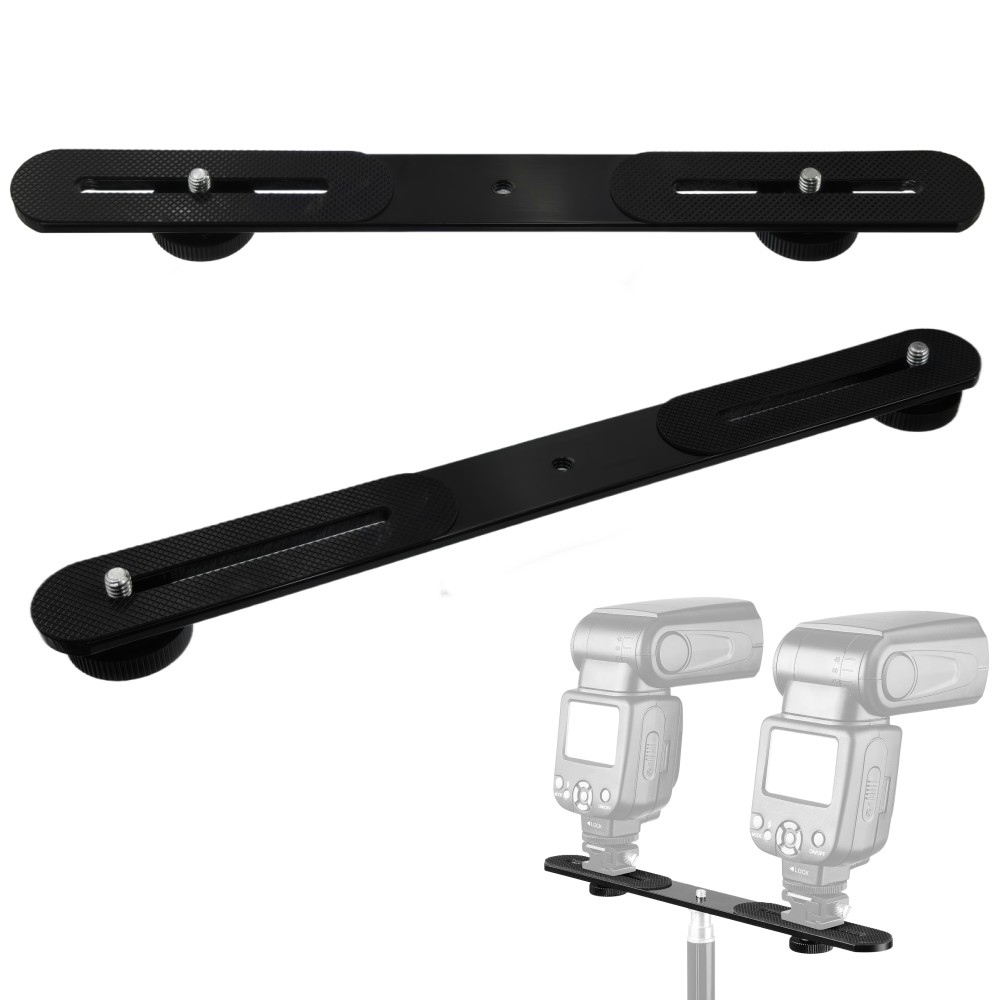 Hot Shoe Adapter - Suporte Duplo para Flash com Parafuso