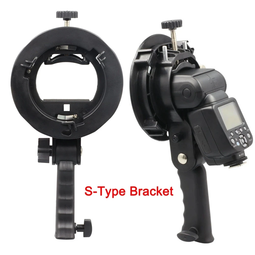 Beauty Dish Softbox - S-tipo suporte handheld aperto bowens s