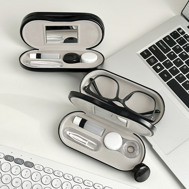 2 em 1 caixa de óculos de cama - Lens Case Pouch avaliação e preço