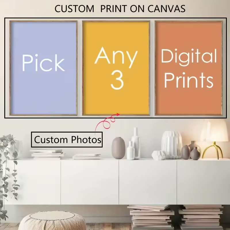 3 peças de pôsteres de lona pe - Photography Object avaliação e preço