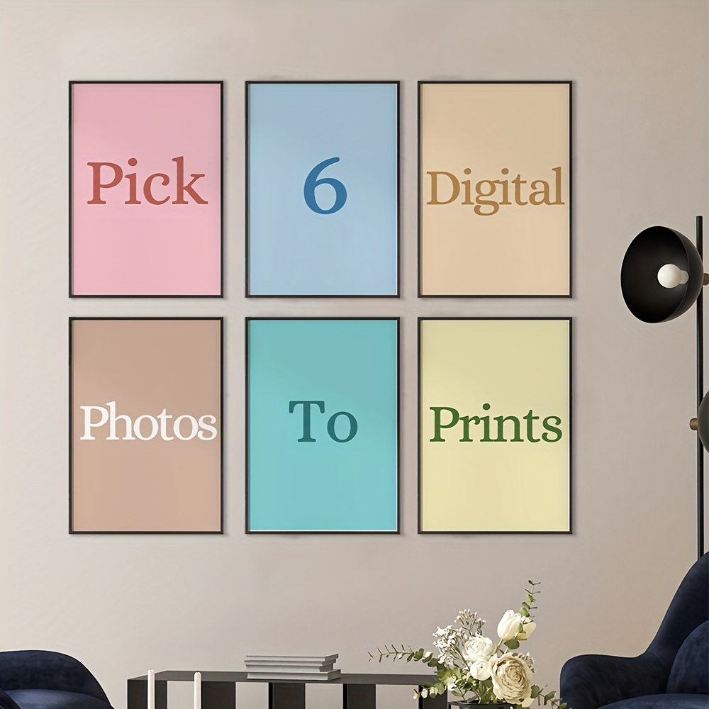 Conjunto de 6 peças de impress - Photography Object avaliação e preço