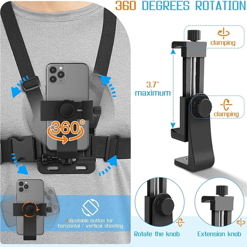 Cinto de Peito para Celular co - Gopro Action Camera Hero 12 Black avaliação e preço