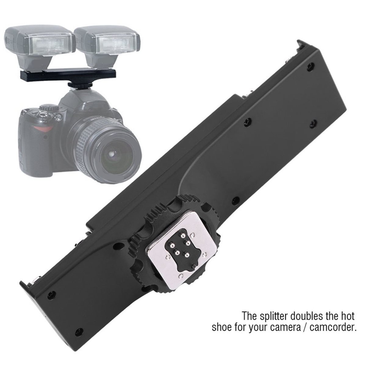 Adaptador Divisor de Sapata Qu - Hot Shoe Adapter avaliação e preço